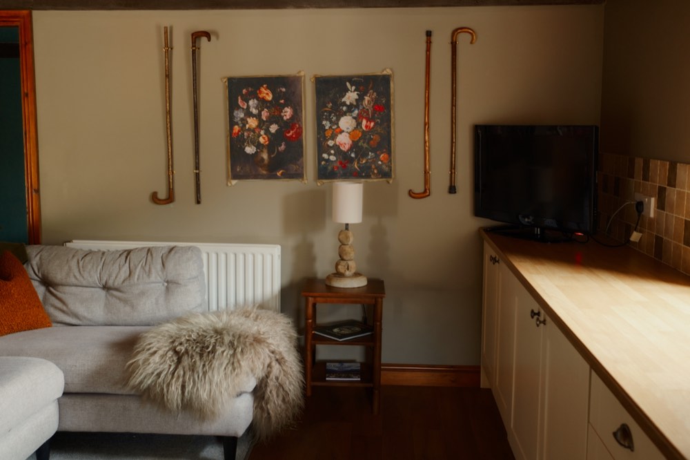 A cottage living space at Patty’s Barn